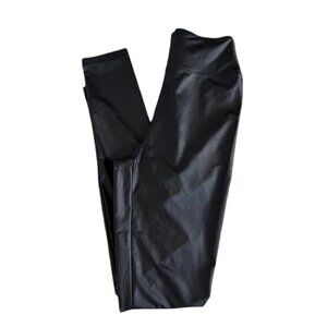 Aerie Offline Black Faux Leather Leggings